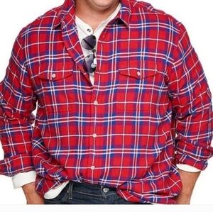 SONOMA MENS BIG & TALL flannel 1XL  new